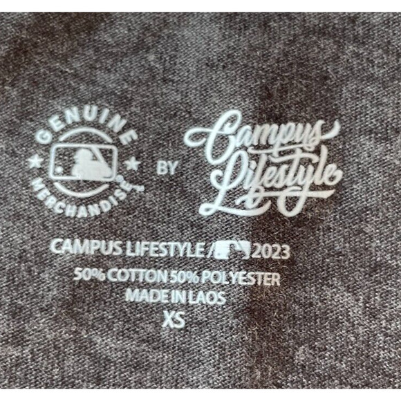 SF Giants Campus Lifestyle Tank Top Women’s XS Gray Orange MLB Baseball NWT - Picture 4 of 7